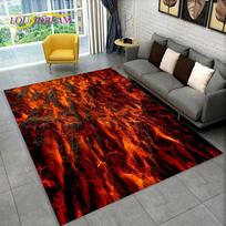 3D ugnikalnio lavos magmos kilimas didelis, kilimas svetainei, miegamajam, sofai, prie durų dekoracija, neslystanti kilimėlis vaikų žaidimams, dovana 60x90cm(23x35in)