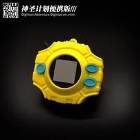 Naujas Digimon Tiranosauras Evoliucijos Raktų Ženklelis Skaitmeninis Emblemos Rinkinys (Tik karoliai Ne Ne Šventas Planas Mašina) yellow