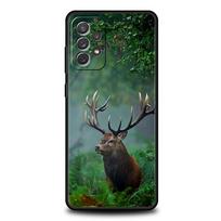 Medžioklės kamufliažinis telefono dėklas Samsung Galaxy A13 A51 A71 A41 A31 A21S A11 A01 A03S A12 A32 A52 A22 A23 A33 A53 A73 5G For Samsung A03S gray