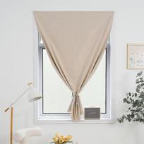 Lipnios tamsinamos užuolaidos Velcro lipduku Be gręžimo Viso ilgio Miegamojo Svetainės Privatumui Šilumos izoliacija Lengvai montuojama 1 vnt. W70cm*H150cm smėlis