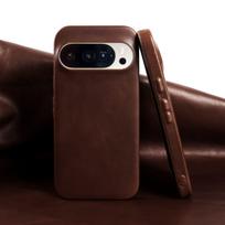 Retro dėklas Google Pixel 10a 10proXL 9Pro 8A 7Pro 6a, natūralios odos dėklai Pixel 10 Pro, vintage telefono galinis dangtelis Genuine Leather&Google Pixel 7