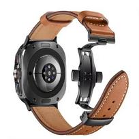 Aukščiausios kokybės odinis dirželis Samsung Galaxy Watch 8 Classic 46mm/44mm 40mm Aukščiausios klasės apyrankė Galaxy Watch Ultra 2026 Dirželis Galaxy Watch Ultra black