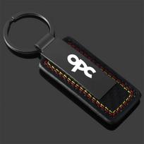 Rankomis Siūtas Anglies Pluošto Automobilio Emblemos Raktų Pakabukas Raktų Žiedas Opel OPC OPCLine Astra H G Insignia Mokka Zafira Corsa Stiliaus Aksesuarui gray