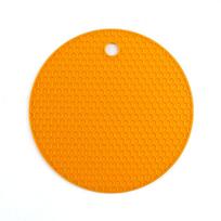 Silicone World Silikoninis izoliacinis padėkliukas Apvalus korėtas kilimėlis Padėkliukas Neslystantis Stalo kilimėlis Dubens padėkliukas Puodo padėkliukas Virtuvės įrankiai (Black,14.3x14.3 cm) juoda