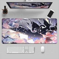 Cute Anime Pink Yae Miko Mouse Pad Large HD MousePad Genshin Impact Fashion Laptop Desk Pad Quality Large Gaming Pad Gaming Desk 300x800x2MM