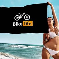 MTB Bike Beach Towel Colorful Bath Towels For Girl Microfiber Quick Dry Custom Sand Free Beach Yoga Spa Gym Pool Cotton 30x30cm brown