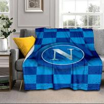Napoli Football Club Emblem Portable Blanket/Soft Blanket Bedding Blanket Suitable for Travel Camping Living Rooms Offices Sofas Fan Gifts 75x90cm