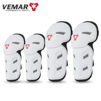 VEMAR Vaikų Motociklo Kūno Šarvai, Kelio Ir Alkūnių Apsaugos, Vaikų Motokroso Anti-Fall Off-Road Purvo Dviračio Apsauginė Įranga white