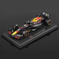 Bburago 1:18 Red Bull RB19 F1 Car Model 2023 Formula Racing Large Size Special Edition #1 Max Verstappen Alloy Diecast Toy black