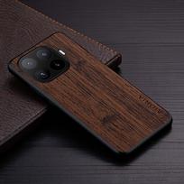 Dėklas Xiaomi 17T Pro tiesaus medžio rašto PU odos telefono dėklas funda for xiaomi 17T Dėklas Coque Xiaomi 17T Pro kava