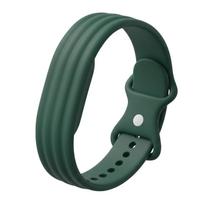 Oficialus sportinis nailono+silikono kilpos dirželis Google Fitbit Air, patogus apyrankės dirželis Google Fitbit Air priedams Google Fitbit Air žalia