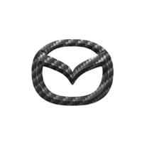 Automobilio vairo emblemos lipdukas ženklelis lipdukai Mazda 3 6 2 Atenza Demio Axela CX-5 CX-3 CX4 MX5 CX30 Apdailos aksesuarai black