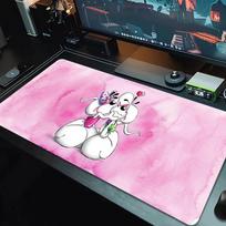 diddl mielas pelės kilimėlis didelis žaidimų stalo pagalvėlė neslystantis nešiojamojo kompiuterio planšetinio kompiuterio didelis pelės kilimėlis XXL kilimėlis mini PC žaidimų kilimėlis su užrakinta briauna_XIA 30cmx60cm(11.8x23.6inch) gray