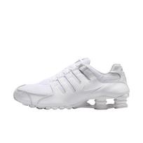 Nike Shox NZ Series Textile, Synthetic Leather Breathable Low top Running Shoes Men's IQ8263-100 44 white