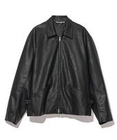 Partimento Adjust skalbtos odos striukė su užtrauktuku Juoda Black/L black
