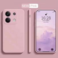 Skirta Redmi Note 13 Pro 4G Kritimo prevencija Telefono dėklas Skysto silikono Minkštas TPU dangtelis Skirta Xiaomi Redmi Note 13 Note13 pro 4G Redmi Note13Pro Plus rožinė
