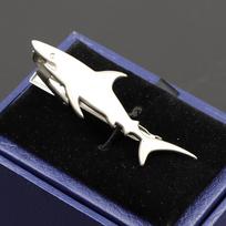 High-end Mens Metal Tie Clip Knife Fork Tableware Shark Leaf Wing Car Shape Crystal Clasp For Dance Bar Business Wedding Gift black