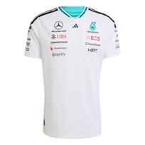 Adidas MERCEDES AMG PETRONAS FORMULA 1 TEAM JERSEY AUTHENTIC Quick Dry T Shirts Men's KE5324 XS balta