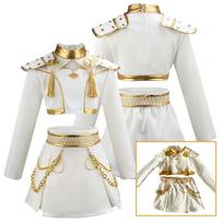 Helovino Vaikų Kostiumai Mergaitėms Cosplay Kostiumas Madingi Mergaičių Kostiumai Karnavalo Teminiai Kostiumai Pasiruošimui 160cm white