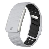 Suitable for Whoop 5.0 Dual Color Silicone Sports Strap PEAK/LIFE with Titanium U-Shaped Metal Frame MG Replacement Wristband Wi white