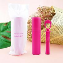 Plastikinis menstruacinis diskas Menstruacinė taurelė Stipriklis Nešiojamas Medicininis Moteriškos higienos produktas Apsauga nuo pratekėjimo Menstruacijos Opp Bag pink