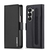 For Samsung Z Fold 8 Ultra 7 6 5 4 3 Fold8 Fold7 5G Business Leather Case with Pen Holder Wallet Cards Slot Flip Phone Cover For Galaxy Z Fold8 juoda