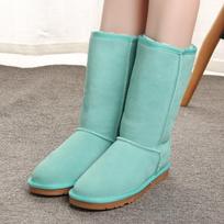 Shoes Women Arrival Winter Mujer Botas Woman Snow Boots Thick Boots Women's Shoes Warm Shoes 45 blue