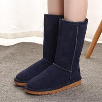Shoes Women Arrival Winter Mujer Botas Woman Snow Boots Thick Boots Women's Shoes Warm Shoes 45 gray