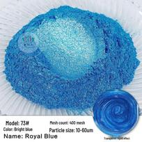 120 spalvų chameleono perlamutriniai žėručio milteliai epoksidinei dervai, dažams ir akvarelei Blue 400 mesh