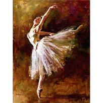 Huacan Deimantinis paveikslas Balerina Deimantinis siuvinėjimas Baleto paveikslas Kalnų krištolas namų dekoras 45*60 cm