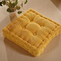 Storos kukurūzų vilnos tatami sėdynės biuro kėdė sofa pagalvėlė minkštas kilimėlis pagalvė žiemai biuro baro namų dekoras 43X43CM geltona