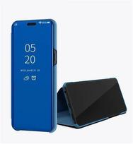 Prabangus veidrodinis apverčiamas knygos dėklas, skirtas Samsung Galaxy A53 A33 A73 A23 A13 A03 A52 A12 S21 S22 Honor 50 Redmi Note 11 10C 10A iPhone 14 13 12 Pro Max dangtelis Samsung Galaxy S20 FE mėlyna