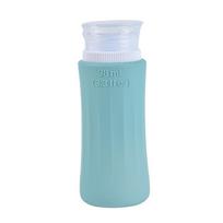 Vertical Stripes Silica Gel Packaging Bottle Inverted Reusable Cosmetic Empty Bottle 98ml Travel Storage Bottle Suit 98ml white