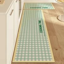 Virtuvės kilimas Vandens sugeriantis Neslystantis Grindų kilimėlis Diatominis purvas Aliejaus sugėrimas Kojų kilimėliai Minimalistinis dryžuotas Namų dekoravimo kilimas 50x80cm beige