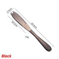 Stainless Steel Butter Knife Cheese Dessert Spreaders Cream Knifes Utensil Cutlery Dessert Tools ARI juoda