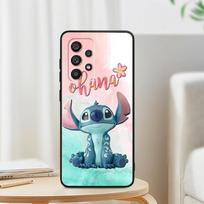 OHANA Stitch Mielas Samsung A53 A52 A33 A32 A51 A71 A21S A13 A73 A50 A22 A23 A03 A72 A54 A12 5G Juodas Dangtelis Telefono Dėklas Samsung A52 4G white