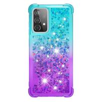Samsung Galaxy A52S 5G SM-A528B dėklas Dinaminis skystas dėklas skirtas Samsung A 52S A52 A 52 S A12 A72 A22 A32 5G telefono dangtelis Samsung A72 (A72 5G) blue