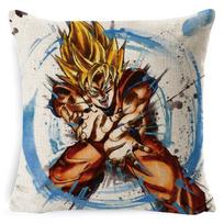 Animacinis Dragon Ball pagalvės užvalkalas Lininis Super Minkštas Pagalvė Namams Dragon Ball Anime Pagalvėlė 45 * 45Cm (excluding pillow core) black