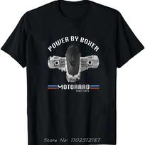 Men Boxer Engine R1200gs 1200 Gs R Adventure R1200rt Rt R R1200r T-shirt Casual Cotton T Shirt Fitness Tops Tees O-neck Tshirt L gray