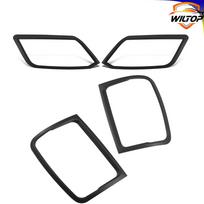 Priekinių ir galinių žibintų dangteliai Volkswagen Amarok VW 2009-2025 Priekinių ir galinių žibintų gaubtai Apdailos Matinės juodos spalvos Automobilio išorės aksesuarai black