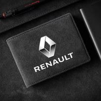 1 vnt. Odinis kreditinės kortelės dėklas Automobilio vairavimo dokumentų apsauginis dėklas Renault Dacia Megane 2 3 Clio 4 Duster Captur Kadjar Renault black