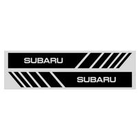 2 vnt. Automobilio galinio vaizdo veidrodėlio šoninės juostelės ženkliukas 3D lipdukas Automobilio stilius Subaru Outback Crosstrek XV Forester BRZ Legacy Impreza WRX 2006 STI Ascent juoda