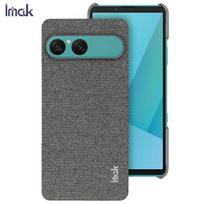 Telefono dėklas Sony Xperia 10 VII IMAK Ruiyi serijos medžiaginis dėklas Sony Xperia 10 VII tamsiai pilka spalva