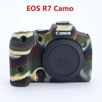 Minkštas silikoninis apsauginis korpusas fotoaparatui Canon EOS R5 R5II R6 R6II R7 R8 RP R10 Atsparus smūgiams guminis dangtelis