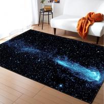 Galaxy Svetainės Kilimas Kosminės Planetos Oro Laivo Kilimas Berniukų Kosmoso Miegamojo Kilimas Vaikų Žaidimų Kilimėlis Minkštas Atminties Putų Grindų Kilimėlis 40x60cm gray