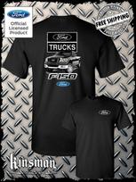 Ford F-150 dvipusiai marškinėliai Pikapas 4x4 - Oficialiai licencijuotas produktas M black