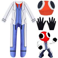 Kvėpuojantis Roblox Vaivorykštės Draugai Skruzdėliukas Vaikas Helovino Kombinezonas Kaukė Cosplay Kostiumas 160yard blue