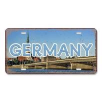 Vintažiniai metaliniai skardos ženklai Dekoracijos Kaimo Sostinės Valstybinio numerio ženklas Retro Amerika Prancūzija Brazilija Turkija Metaliniai plakatai Kavinė Klubas Baras 15x30cm(5.9x7.8inch)