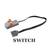 Power Function statybinis blokelis Techninės variklio dalys Multi PF įrankis Suderinamas 8293 8883 Automobilio traukinio M L XL Servo variklio kaladėlės Žaislas gray