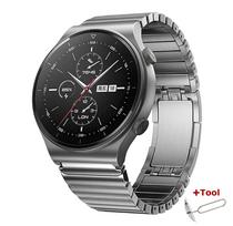 Nerūdijančio plieno apyrankė Huawei Watch GT 4 46mm 2e 3 pro 42mm dirželis Samsung Galaxy 3 45mm, Amazfit GTR 47mm apyrankė 22mm 22mm sidabras